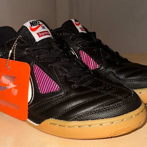 Nike SB Gato QS; Size 5.5 Mens; Black/White-Spirit Teal; SUPREME Nike SB; NEW - Picture 8 of 14